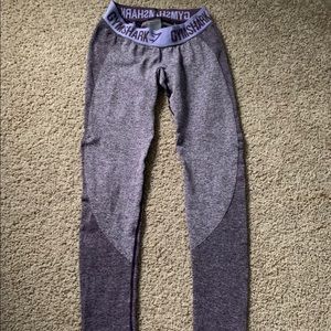 ‼️SOLD‼️ Purple gymshark flex leggings!